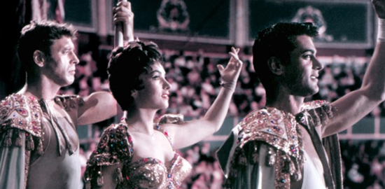 Burt Lancaster, Gina Lollobrigida e Tony Curtis Burt Lancaster, Gina Lollobrigida e Tony Curtis