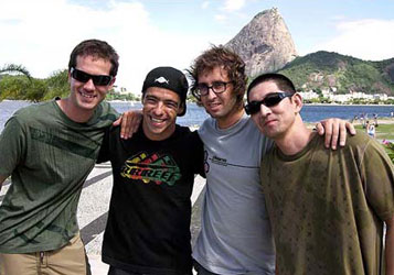 Bob Burnquist, Sandro Dias (Mineirinho), Lincoln Ueda e Cristiano Mateus