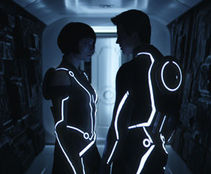 Olivia Wilde e Garrett Hedlund - Tron, o legado - filme