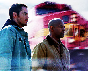 Chris Pine e Denzel Washington - Incontrolável - filme