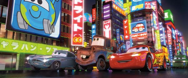 Carros 2 - Finn McMissile, Relâmpago Mcqueen e Tom Mater