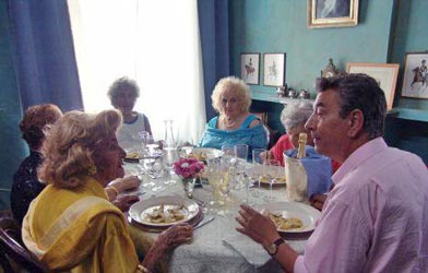 Almoço em Agosto