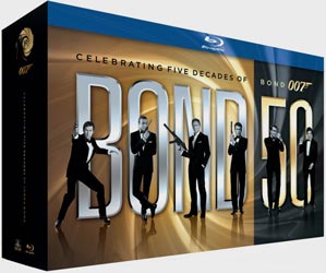 Bond 50 Coleção em Blu-Ray