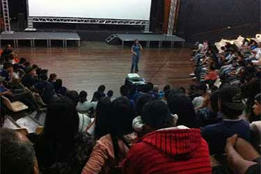 Amanda Aouad no Cine Jorge Amado