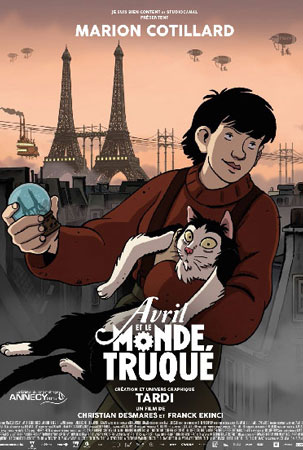 Abril e o Mundo Extraordinário - filme