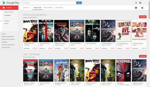 Google Play - filme online