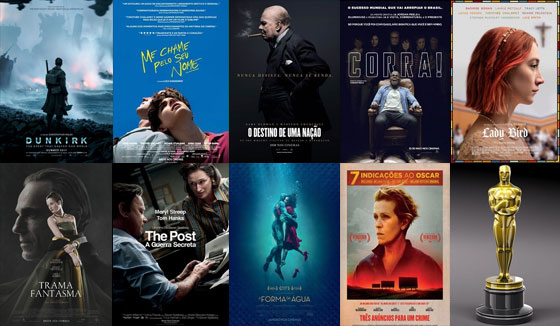 Melhor Filme - Oscar 2018 Melhor Filme - Oscar 2018
